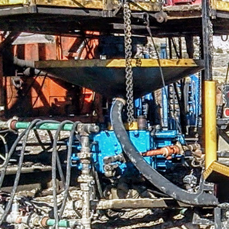 wellhead spill containment. bird bath.